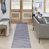 Nourison Washables NWB03 Grey Area Rug Corner Image