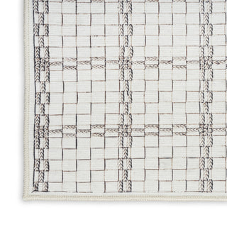 Nourison WASHABLES NWB04 IVORY Texture Image