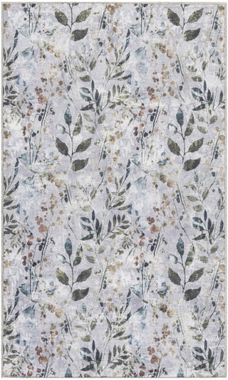 Nourison Washables NWB05 Grey Multicolor Area Rug Main Image