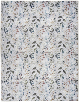 Nourison Washables NWB05 Grey Multicolor Area Rug Main Image