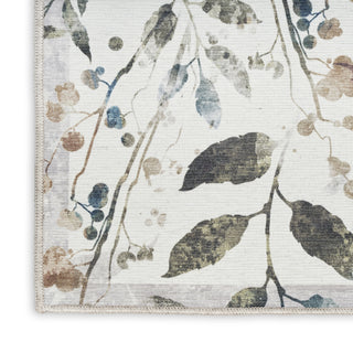 Nourison Washables NWB05 Ivory Multicolor Area Rug T' R