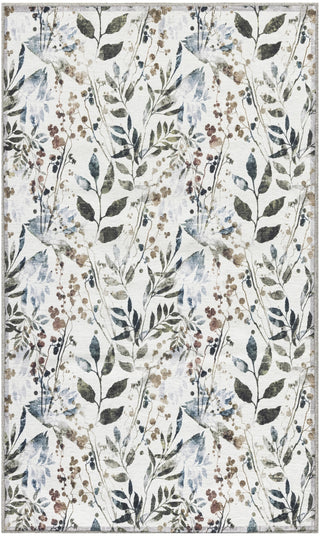 Nourison Washables NWB05 Ivory Multicolor Area Rug Main Image