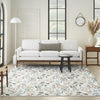 Nourison Washables NWB05 Ivory Multicolor Area Rug Room Image Feature