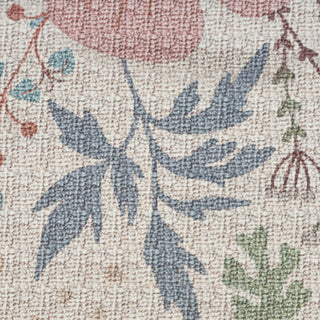 Nourison Washables NWB06 Cream Multicolor Area Rug Swatch Image