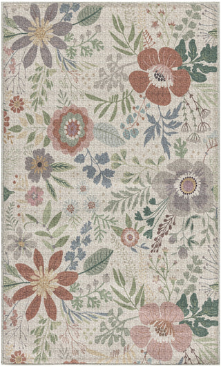 Nourison Washables NWB06 Cream Multicolor Area Rug main image