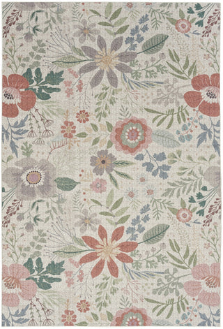 Nourison Washables NWB06 Cream Multicolor Area Rug Main Image