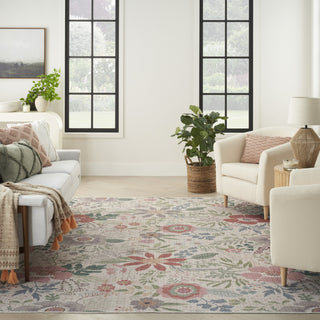 Nourison Washables NWB06 Cream Multicolor Area Rug Lifestyle Image