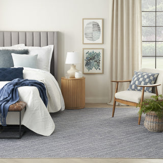 Nourison Washables NWB08 Grey Area Rug by Home Room Image Feature