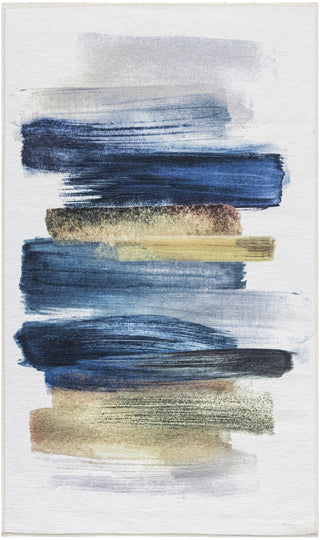 Nourison Washables NWB09 Blue Multicolor Area Rug by Home Main Image