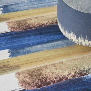 Nourison Washables NWB09 Blue Multicolor Area Rug by Home Corner Image