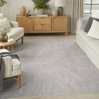 Nourison Washables NWB10 Ivory Grey Area Rug by Home Room Scene 2