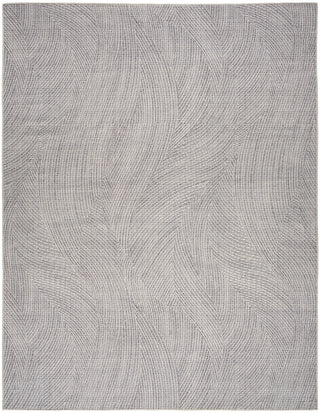Nourison Washables NWB10 Ivory Grey Area Rug by Home 8 X 10