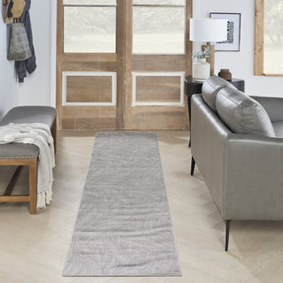 Nourison Washables NWB10 Ivory Grey Area Rug by Home Room Scene 3