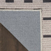 Nourison Washables NWB12 Cream Black Area Rug by Home Corner Image