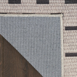 Nourison Washables NWB12 Cream Black Area Rug by Home Corner Image