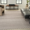Nourison Washables NWB12 Cream Black Area Rug by Home Corner Image
