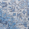Nourison Washables NWB15 Blue Area Rug Corner Image