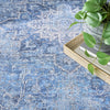 Nourison Washables NWB15 Blue Area Rug Texture Image