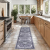 Nourison Washables NWB15 Charcoal Grey Area Rug Corner Image
