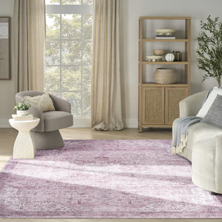 Nourison Washables NWB15 Pink Area Rug Swatch Image