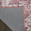 Nourison Washables NWB15 Red Area Rug Corner Image