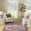 Nourison Washables NWB15 Red Area Rug Swatch Image