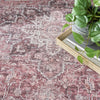 Nourison Washables NWB15 Red Area Rug Texture Image