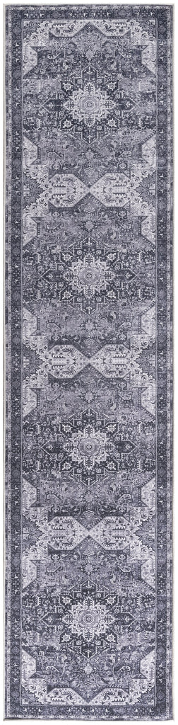 Nourison Washables NWB15 Charcoal Grey Area Rug main image