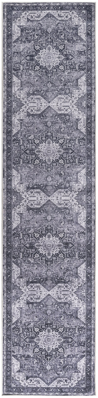Nourison Washables NWB15 Charcoal Grey Area Rug main image