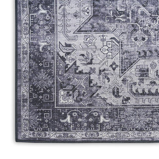 Nourison Washables NWB15 Charcoal Grey Area Rug Texture Image
