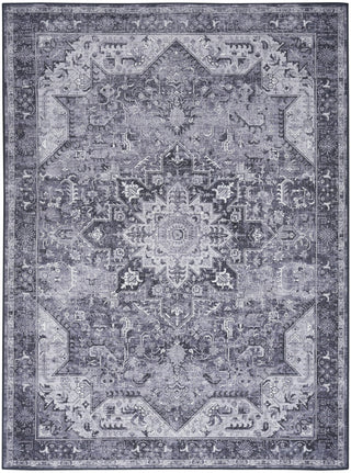 Nourison Washables NWB15 Charcoal Grey Area Rug Main Image