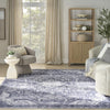 Nourison Washables NWB15 Charcoal Grey Area Rug Room Image Feature