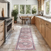 Nourison Washables NWB15 Red Area Rug Corner Image