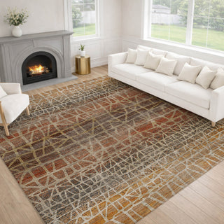 Dalyn Nexus NX1 Copper Area Rug Lifestyle Image Feature