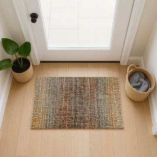 Dalyn Nexus NX1 Copper Area Rug Scatter Lifestyle Image Feature