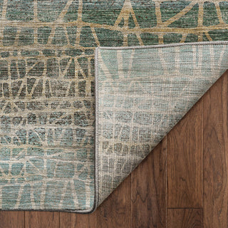Dalyn Nexus NX1 Teal Area Rug Backing Image