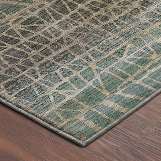 Dalyn Nexus NX1 Teal Area Rug Corner Image