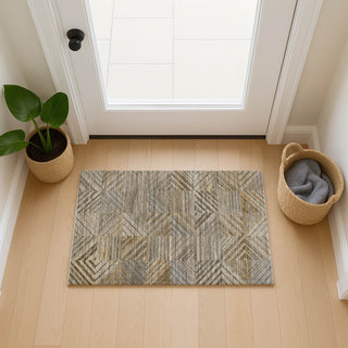 Dalyn Nexus NX2 Beige Area Rug Scatter Lifestyle Image Feature