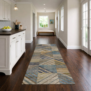 Dalyn Nexus NX2 Denim Area Rug Runner Lifestyle Image Feature