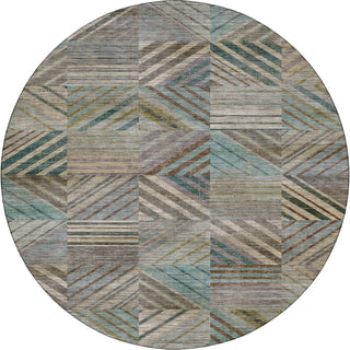 Dalyn Nexus NX2 Teal Area Rug Round Main Image