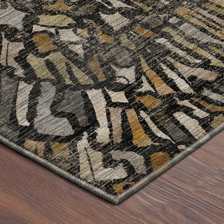 Dalyn Nexus NX3 Black Area Rug Corner Image