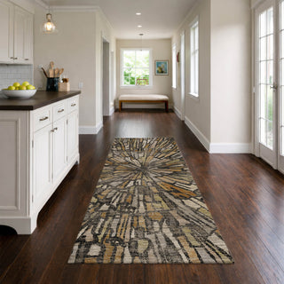 Dalyn Nexus NX3 Black Area Rug Runner Lifestyle Image Feature