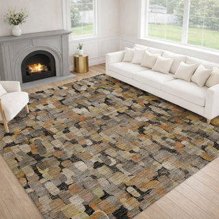 Dalyn Nexus NX4 Black Area Rug Lifestyle Image Feature