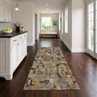 Dalyn Nexus NX4 Black Area Rug Runner Lifestyle Image Feature