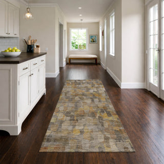 Dalyn Nexus NX4 Gray Area Rug Runner Lifestyle Image Feature
