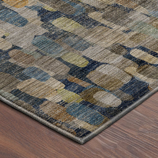Dalyn Nexus NX4 Navy Area Rug Corner Image