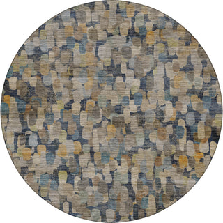 Dalyn Nexus NX4 Navy Area Rug Round Main Image