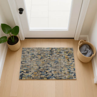 Dalyn Nexus NX4 Navy Area Rug Scatter Lifestyle Image Feature