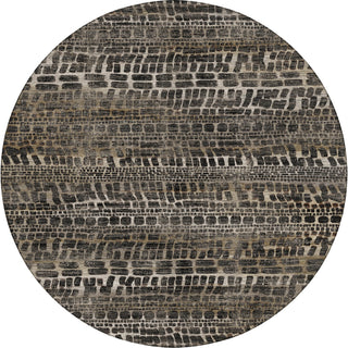 Dalyn Nexus NX5 Black Area Rug Round Main Image