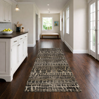 Dalyn Nexus NX5 Black Area Rug Runner Lifestyle Image Feature